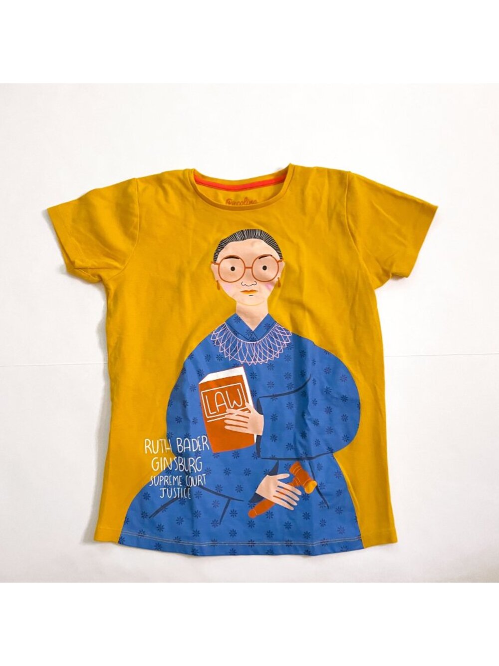 Piccolina Ruth Bader Ginsburg (RBG) Tee, Size 14